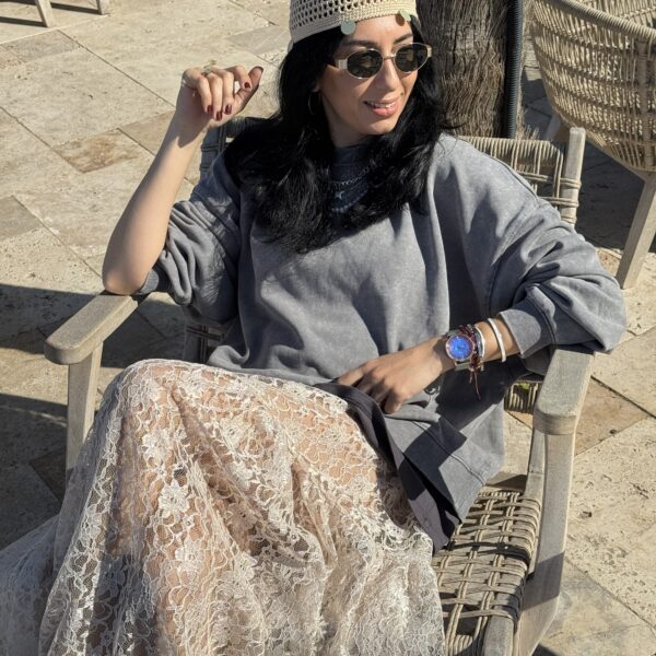 Isla Sequin Mesh Cap